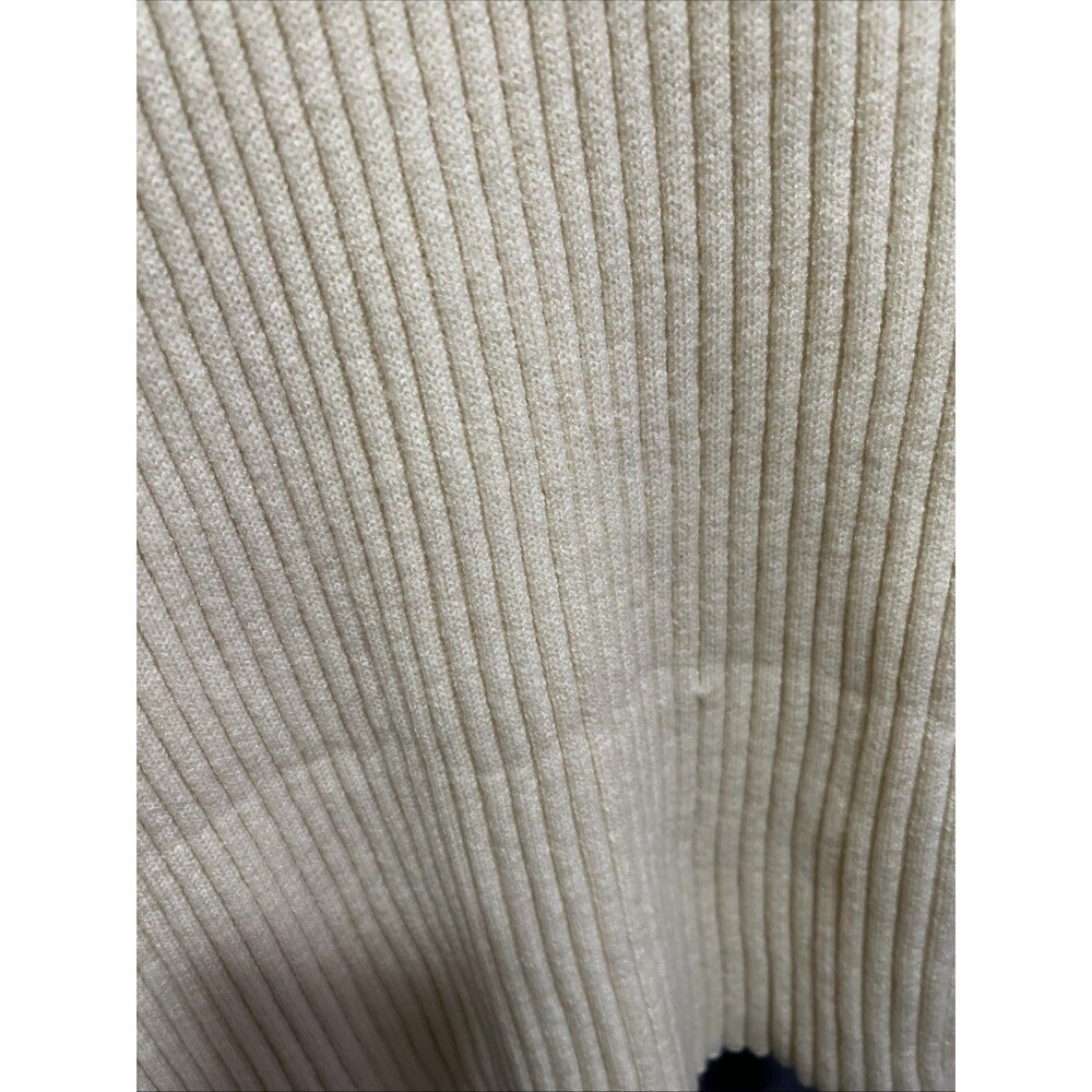 Commense Women's XL Ribbed Knit Sweater Dress Long Sleeve Collared - Picture 5 of 7